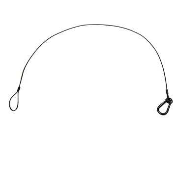 Sikkerhedswire til High Bay lamper på 85 cm længde i farven sort